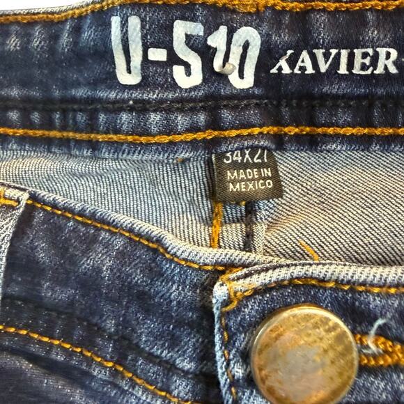 Excellent U-510 Xavier Jeans Men’s 34 x 27- the ultimate short man jean - Picture 3 of 4